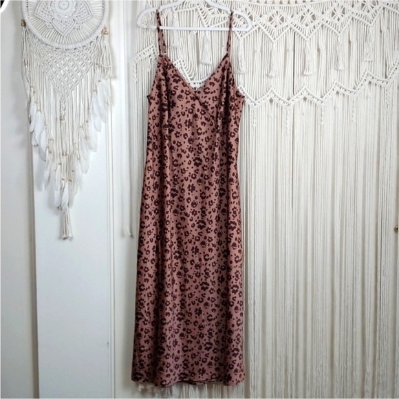 a new day Dresses & Skirts - A New Day Leopard Maxi Slip Dress - Brand New! Size XXL